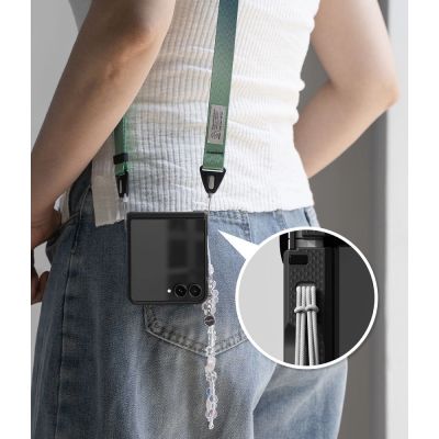10. Ringke Onyx Flap Magsafe Case for Samsung Galaxy Z Flip 8 - Black