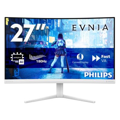18. Philips Evnia 5000 27M2C5201L/00 LED display 68.6 cm (27") 1920 x 1080 px Full HD LCD White