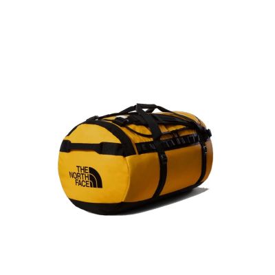 The North Face Base Camp Duffel L Sports Bag 95L Polyester Black, Yellow
