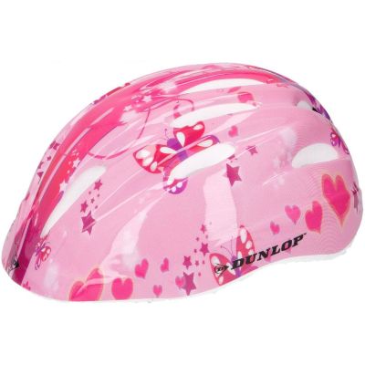 7. DUNLOP CHILDREN'S ADJUSTABLE CYCLING HELMET SIZE (48-52CM) PINK