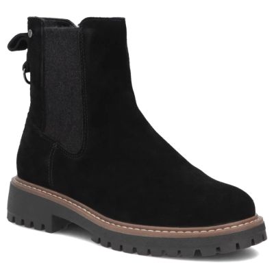 Women’s Black Leather Chelsea Boots Filippo DBT7935