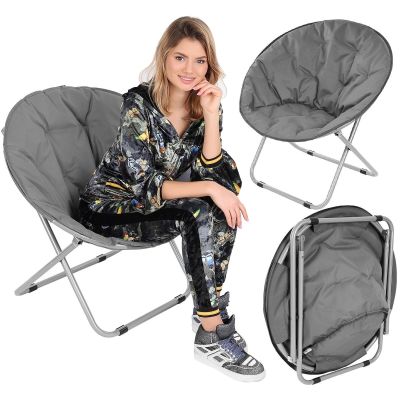 11. MOON CAMPING CHAIR 82x68x79CM DARK GREY ENERO CAMP