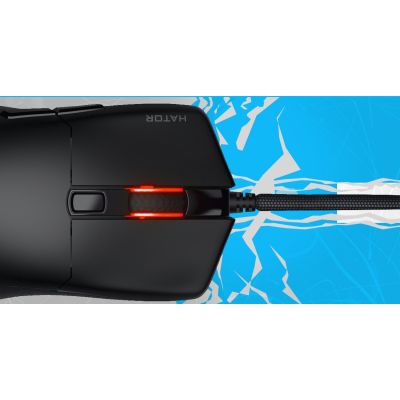 11. HATOR Pulsar 3 Wireless Gaming Mouse Ambidextrous RF Wireless + Bluetooth + USB Type-C Optical 12000 DPI