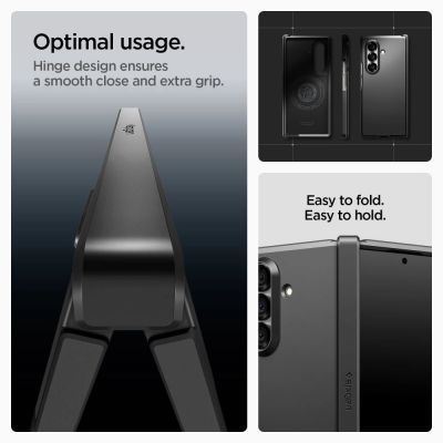 13. Spigen Tough Armor Pro Mag MagSafe Case for Samsung Galaxy Z Fold 7 - Black