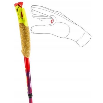 6. LEKI TRL ULTRATRAIL FX ONE trekking poles, 120cm red