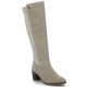2. Women's leather insulated high-heeled boots, beige, Rieker Y2050-60