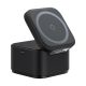 6. Baseus MagPro 3in1 25W MagSafe Compatible Inductive Charger for Phone and Smartwatch - Black
