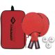 21. OUTDOOR WEATHERPROOF TABLE TENNIS SET 2 RACKETS 3 BALLS