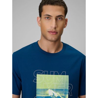 3. Men's regular printed T-shirt 4F 4FWSS26TTSHM2783-46S