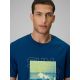 3. Men's regular printed T-shirt 4F 4FWSS26TTSHM2783-46S