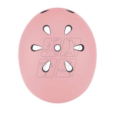 12. Helmet Globber Pastel Pink Jr 506-210