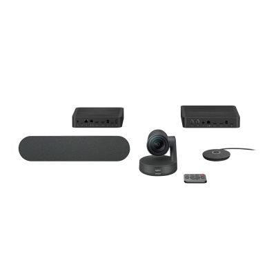 4. Logitech Rally Ultra-HD ConferenceCam 10-Person Wired LAN Group Video Conferencing System
