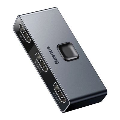 3. Baseus bidirectional switch splitter switcher HDMI - 2x HDMI 4K / 30 Hz gray (CAHUB-BC0G)