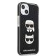 4. Karl Lagerfeld Karl&Choupette Head Case for iPhone 13 - Black