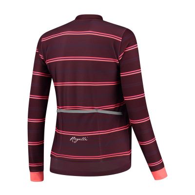 2. Rogelli women's winter jacket STRIPE burgundy M