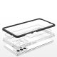 5. Clear 3in1 Case for Samsung Galaxy A73 Frame Cover Gel Black