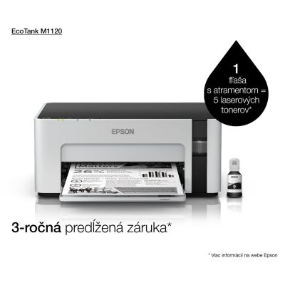 13. Epson EcoTank M1120 inkjet printer