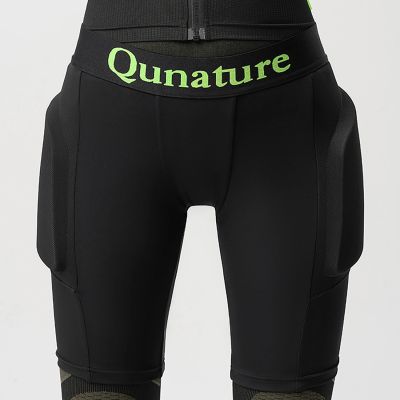 9. Qunature Ski Hip Protectors - Basic XL Skis Snowboard Skates - Black
