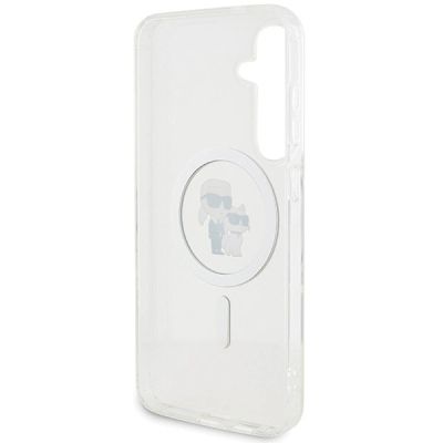 7. Karl Lagerfeld IML Karl&Choupette MagSafe case for Samsung Galaxy S24 - transparent