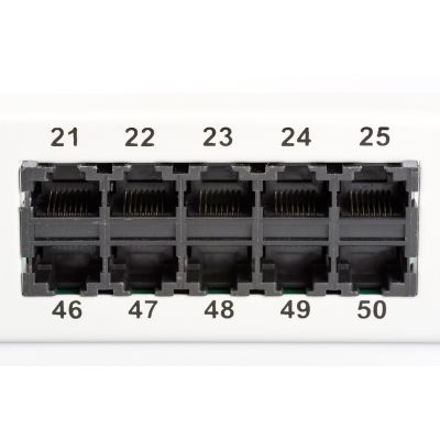 3. Digitus ISDN Patch Panel 19" 50x RJ45 (8P4C), LSA level, cat.3, unshielded, 1U, gray