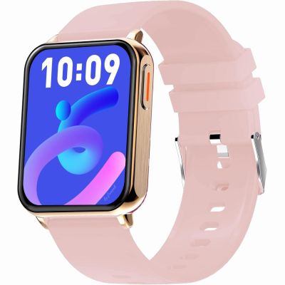 5. Smartwatch Gravity Rose Gold Pink 2 Straps GT17-1