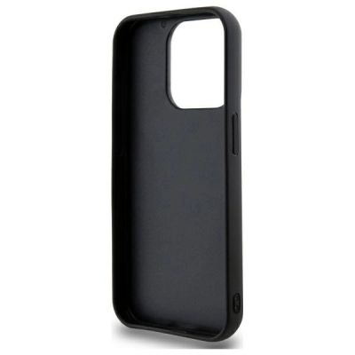 8. DKNY Quilted Stack Logo iPhone 15 Pro Case - Black
