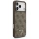 4. Guess Leather 4G Triangle Strass MagSafe Case for iPhone 17 Pro Max / 18 Pro Max - Brown
