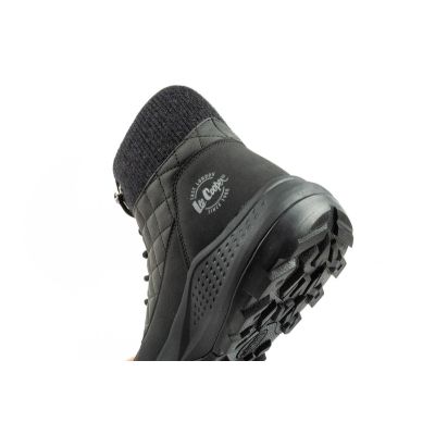 7. Lee Cooper women's winter hiking sports shoes, insulated, black, eco-leather