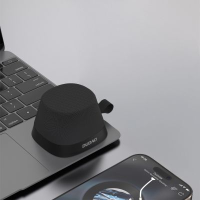 6. Dudao Y20 Wireless Speaker with Magnetic Mount Bluetooth 5.3 - Black