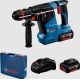 BOSCH GBH 187-LI Cordless Rotary Hammer 2.4 J 2x5.0 Ah ONE CHUCK