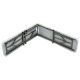 19. FOLDING CATERING BENCH 183X28X43CM WHITE