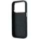 7. Guess Saffiano Small 4G & Classic Logo MagSafe Case for iPhone 17 Pro Max / 18 Pro Max - Black