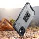 4. Crystal Ring Case Kickstand Tough Rugged Cover for iPhone 13 black
