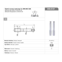 FANAR TAPPING DIE G 3/8" NGRA/2