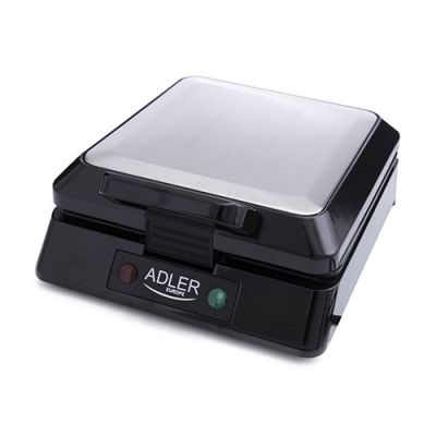 6. Adler AD 3036 waffle maker (1500W; silver)