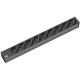 Bachmann 9x Schuko, 2m splitter 9 x network socket Black