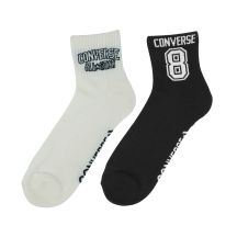 Converse 2-pack socks white, black E1345A