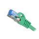 6. LANBERG PATCHCORD S/FTP CAT.6A 0.5M GREEN LSZH CCA (FLUKE PASSED) PCF6A-10CC-0050-G