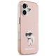 4. Karl Lagerfeld IML Aquarelle Choupette & Logo MagSafe iPhone 17 Case - Pink