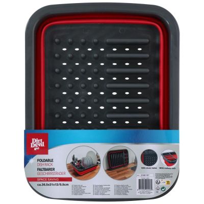 8. DIRT DEVIL FOLDABLE DISH DRYER WITH DRAINER
