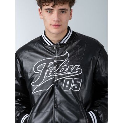 4. Fubu Varsity Leather Jacket M 6075111