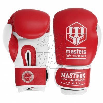 4. Leather boxing gloves MASTERS RBT-TRW 01210-02