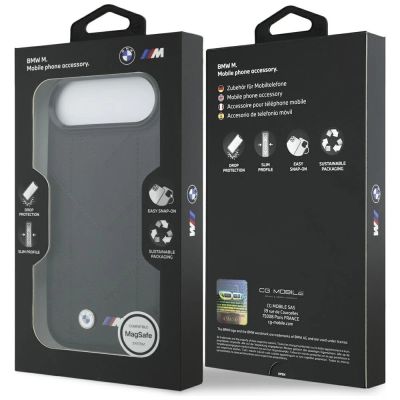 8. BMW M Quilted Logo MagSafe Case for iPhone 17 Air - Black