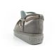 5. D.Franklin women's winter snow boots, fashionable insulated ankle boots, gray