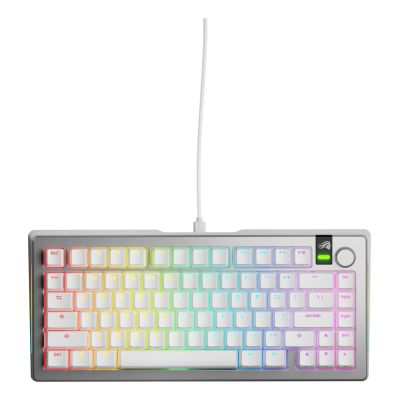 9. Glorious Gaming GMMK 3 PRO 75% Prebuilt USB Keyboard QWERTY US English Silver