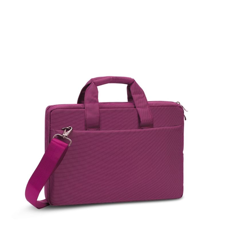 12. Rivacase Central 33.8 cm (13.3") Briefcase, Purple