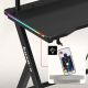 6. Huzaro Hero 1.9 RGB Black Desk