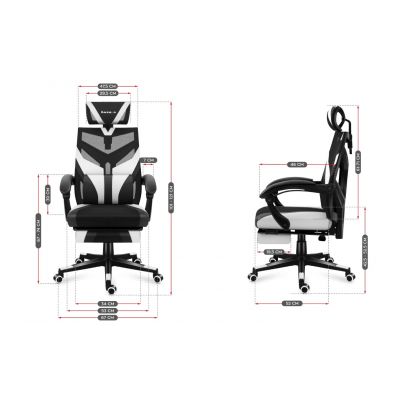 3. Huzaro Combat 5.0 White Gaming Chair