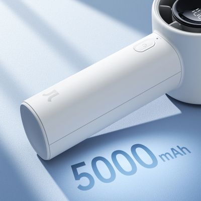 21. Jisulife Handheld Fan 10S 5000mAh Portable USB Fan - Gray