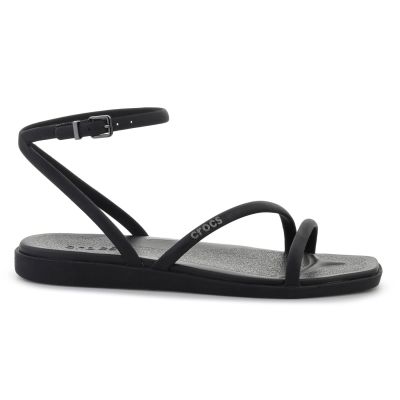 6. CROCS MIAMI ANKLE STRAP SANDAL IN BLACK 212256-001